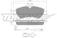 TOMEX Brakes TX1427 Bremsbelagsatz, Scheibenbremse