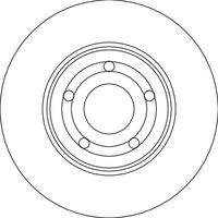 TRW DF6708 Bremsscheibe