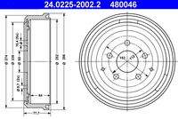 ATE 24022520022 Bremstrommel