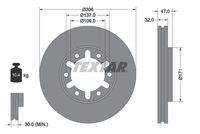 TEXTAR 92138300 Bremsscheibe
