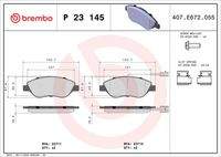 BREMBO P23145 Bremsbelagsatz, Scheibenbremse