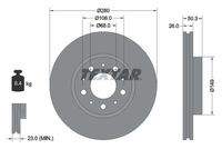 TEXTAR 92066703 Bremsscheibe