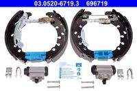 ATE 03052067193 Bremsbackensatz