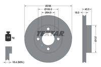 TEXTAR 92089400 Bremsscheibe