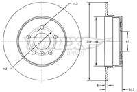 TOMEX Brakes TX7268 Bremsscheibe