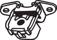 BOSAL 255186 Gummistreifen, Abgasanlage