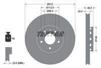 TEXTAR 92106105 Bremsscheibe