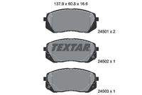 TEXTAR 2450101 Bremsbelagsatz, Scheibenbremse