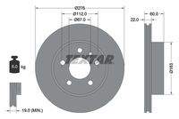 TEXTAR 92074403 Bremsscheibe