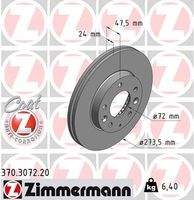 ZIMMERMANN 370307220 Bremsscheibe