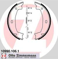 ZIMMERMANN 109901061 Bremsbackensatz, Feststellbremse