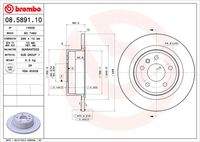 BREMBO 08589110 Bremsscheibe