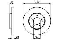 BOSCH 0986479035 Bremsscheibe
