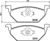 HELLA 8DB355008591 Bremsbelagsatz, Scheibenbremse