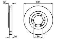 BOSCH 0986478437 Bremsscheibe