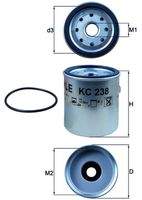 KNECHT KC238D Kraftstofffilter