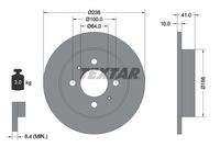 TEXTAR 92128600 Bremsscheibe
