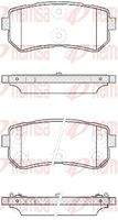 REMSA 120942 Bremsbelagsatz, Scheibenbremse