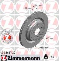 ZIMMERMANN 400368720 Bremsscheibe