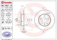 BREMBO 08762711 Bremsscheibe