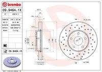 BREMBO 0994641X Bremsscheibe