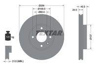 TEXTAR 92241400 Bremsscheibe
