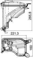 MAHLE CRT207000S Ausgleichsbehälter, Kühlmittel