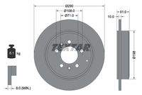 TEXTAR 92112000 Bremsscheibe