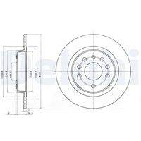 DELPHI BG3731C Bremsscheibe