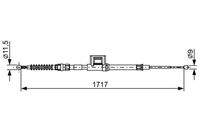 BOSCH 1987482644 Seilzug, Feststellbremse