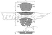 TOMEX Brakes TX1314 Bremsbelagsatz, Scheibenbremse