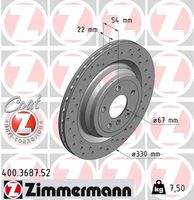 ZIMMERMANN 400368752 Bremsscheibe