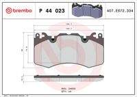 BREMBO P44023 Bremsbelagsatz, Scheibenbremse