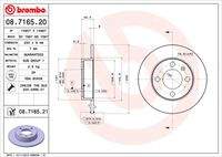 BREMBO 08716521 Bremsscheibe