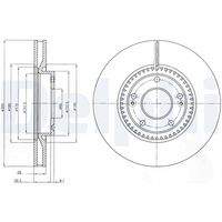 DELPHI BG4251C Bremsscheibe