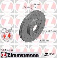 ZIMMERMANN 250134652 Bremsscheibe