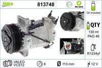 VALEO 813748 Kompressor, Klimaanlage