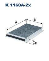 FILTRON K1160A2X Filter, Innenraumluft