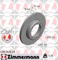 ZIMMERMANN 430262620 Bremsscheibe