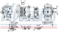 NISSENS 890588 Kompressor, Klimaanlage