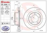 BREMBO 09C50011 Bremsscheibe