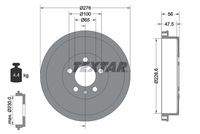 TEXTAR 94044600 Bremstrommel