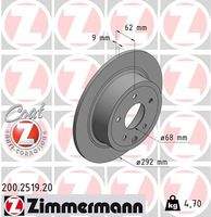 ZIMMERMANN 200251920 Bremsscheibe