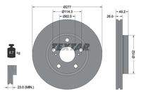 TEXTAR 92257703 Bremsscheibe