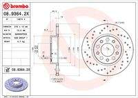 BREMBO 0893642X Bremsscheibe