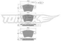 TOMEX Brakes TX13931 Bremsbelagsatz, Scheibenbremse