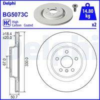 DELPHI BG5073C Bremsscheibe