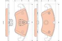 TRW GDB1833 Bremsbelagsatz, Scheibenbremse