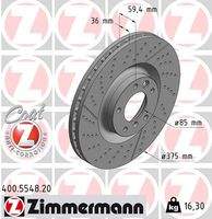 ZIMMERMANN 400554820 Bremsscheibe
