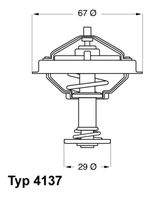 BorgWarner (Wahler) 413780D Thermostat, Kühlmittel